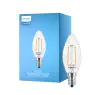 Philips Corepro LED Candle E14 Twisted Candle Filament Clear 2W 250lm - 827 Extra Warm White | Replaces 25W